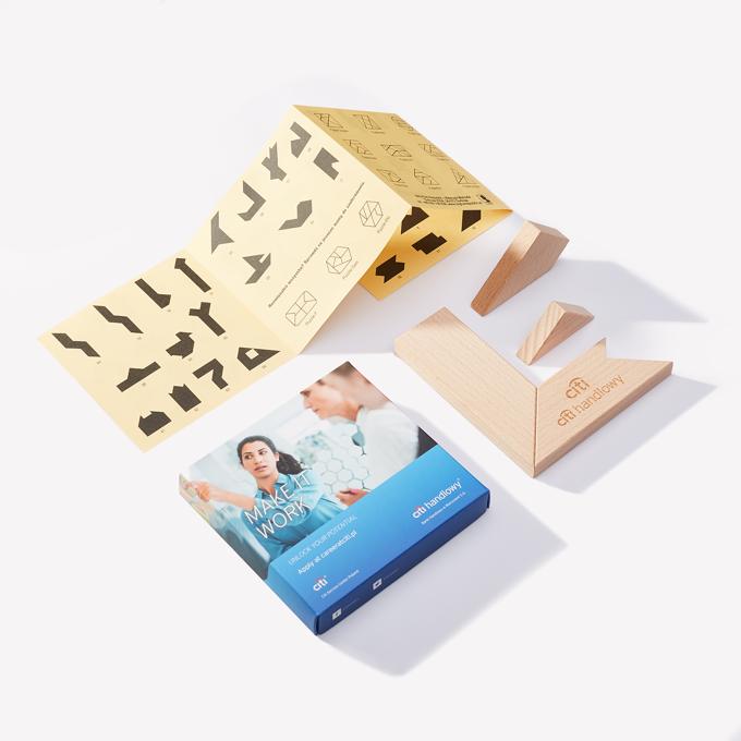 Puzzle z grawerem i personalizowanym opakowaniem Citi Handlowy