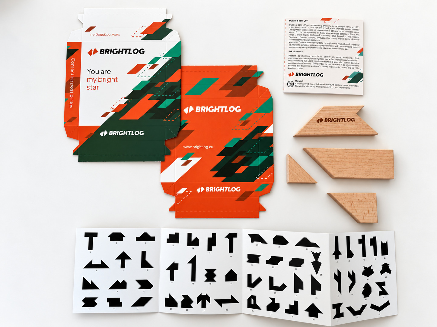 BRIGHTLOG — Projekt opakowania i instrukcja