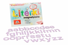 Alfabet Magnetyczny 5 cm - małe litery w kolorze liliowym