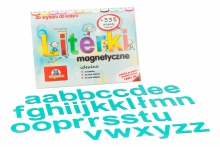 Alfabet Magnetyczny 5 cm - małe litery w kolorze turkusowym